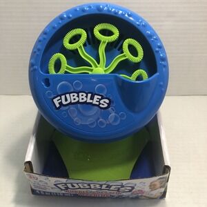 Little Kids Fubbles Bubble Blastin' Machine‎ Blue/Green Ages 3+ (VS)